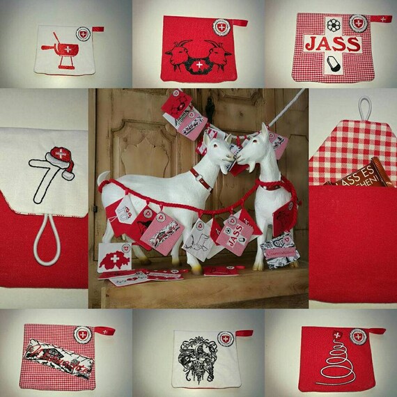 ITH Advent Calendar Switzerland 25 Pieces 13x18 Frame Etsy