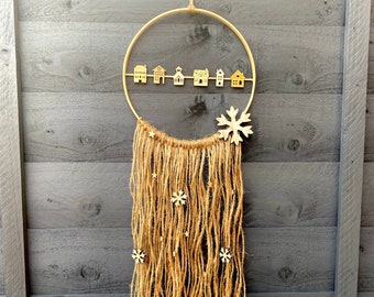 Home Wall Decor | Christmas Wall Decor | Christmas Door Decor | Macrame | Scandi Home Decor | Christmas Gift | Boho | Bohemian