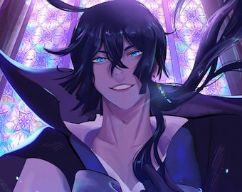 Blue Moon Art Print