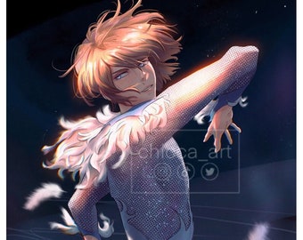 Skating Yurio Art Print