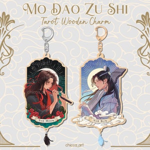 MDZS Gran Maestro della Coltivazione Demoniaca Mo dao zu shi Tarocchi Ciondoli in legno