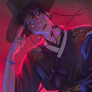 Stampa artistica Jinu da K-pop Demon Hunters