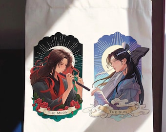 MDZS Grandmaster of Demonic Cultivation Mo Dao Zu Shi Tarot Tote Bag