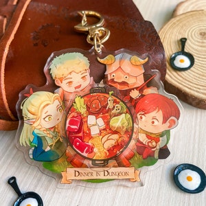 Dungeon Meshi Acrylic Spinning Charm