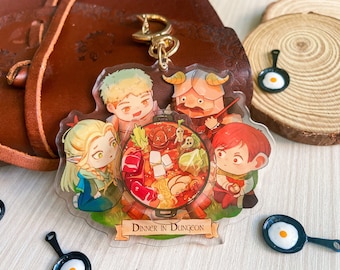 Ciondolo girevole in acrilico Dungeon Meshi