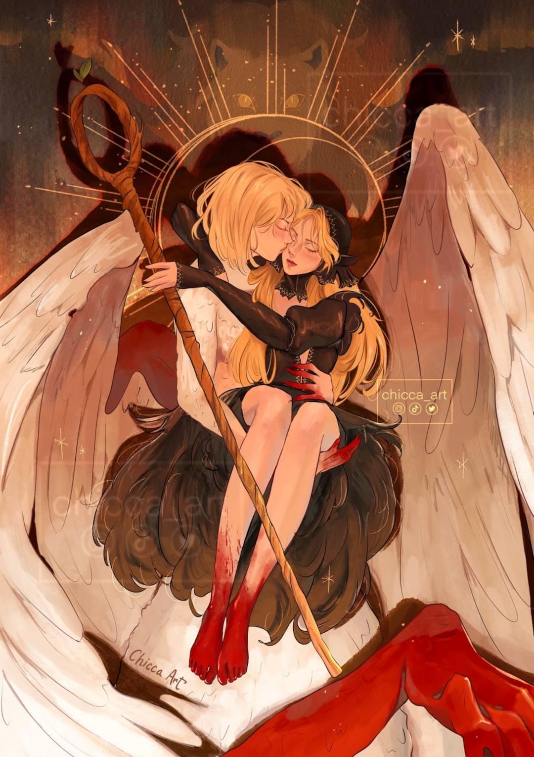 Falin and Marcille Art Print