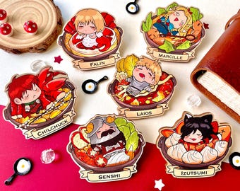 Spilla di legno Dungeon Meshi