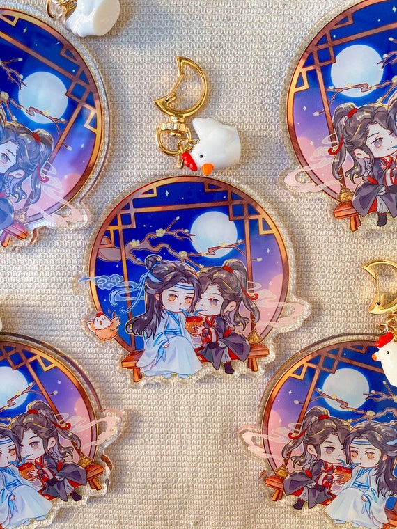 MDZS Gran Maestro della Coltivazione Demoniaca Mo dao zu shi Portachiavi in acrilico trasparente