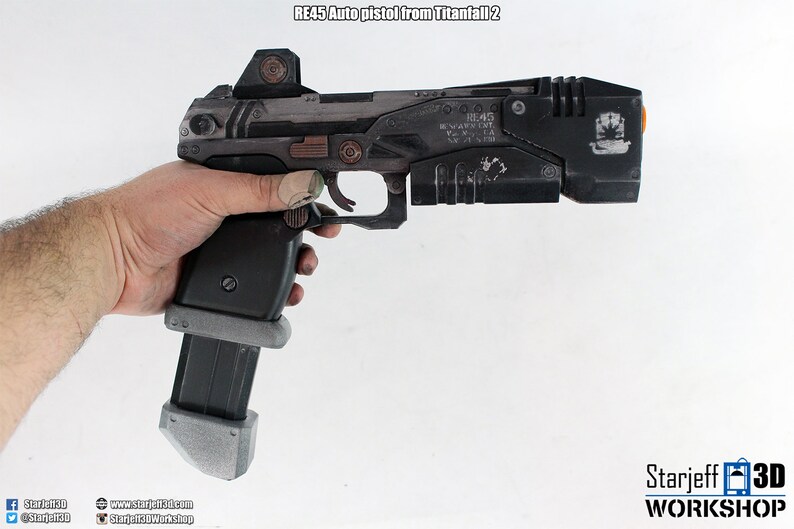 RE45 Auto Pistol from Titanfall 2 Fan-art