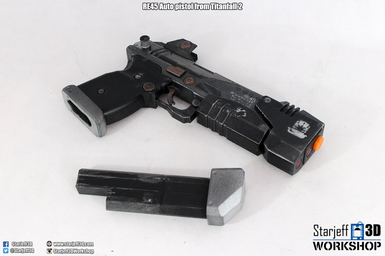 RE45 Auto Pistol from Titanfall 2 Fan-art