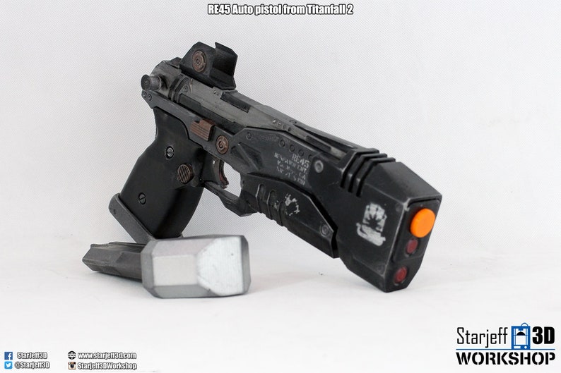 RE45 Auto Pistol from Titanfall 2 Fan-art