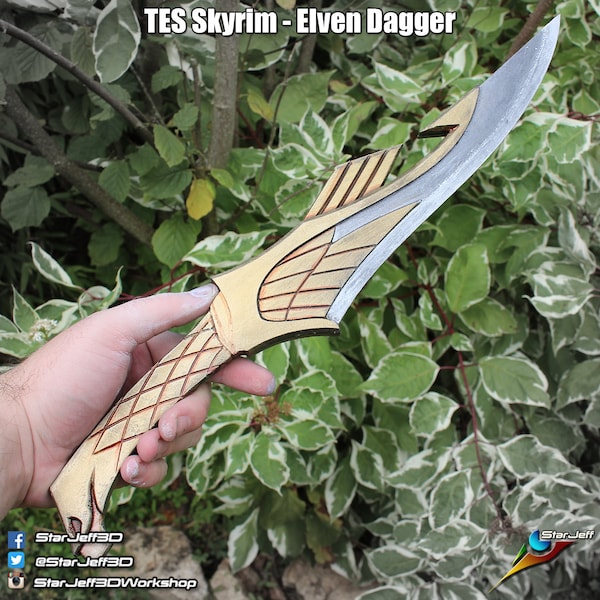 Elven Dagger from The Elder Scrolls Skyrim [Fan-art]