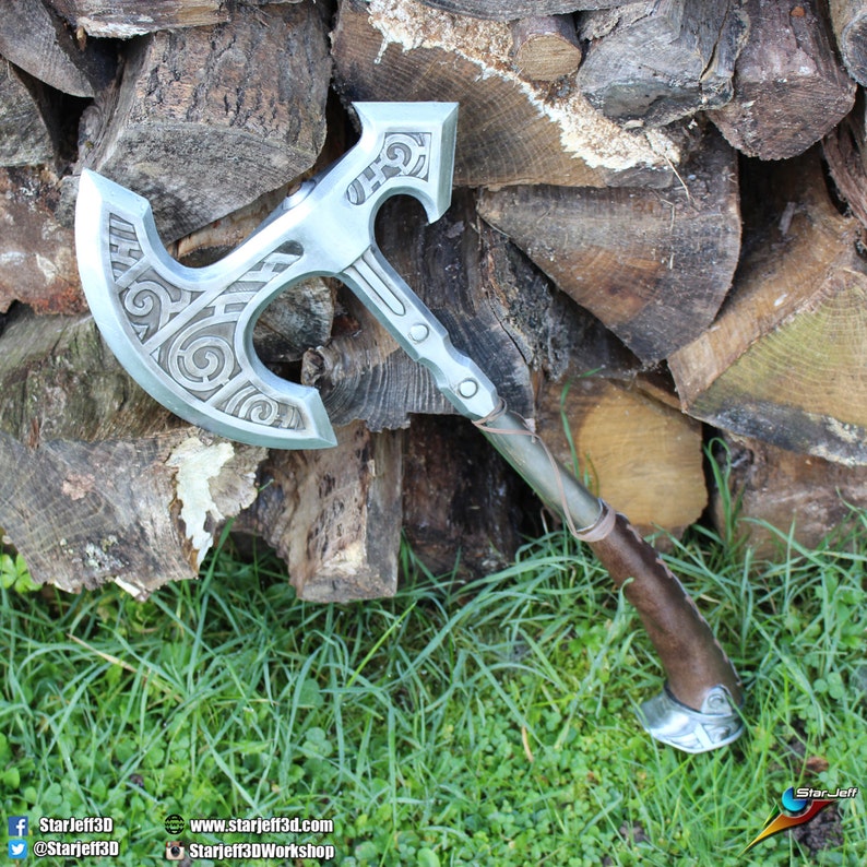 Steel War Axe From the Elder Scrolls Skyrim fan-art - Etsy UK