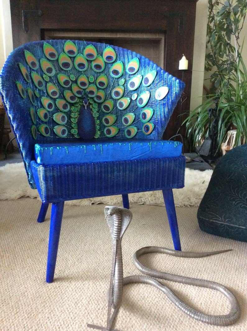 Peacock Chair Etsy