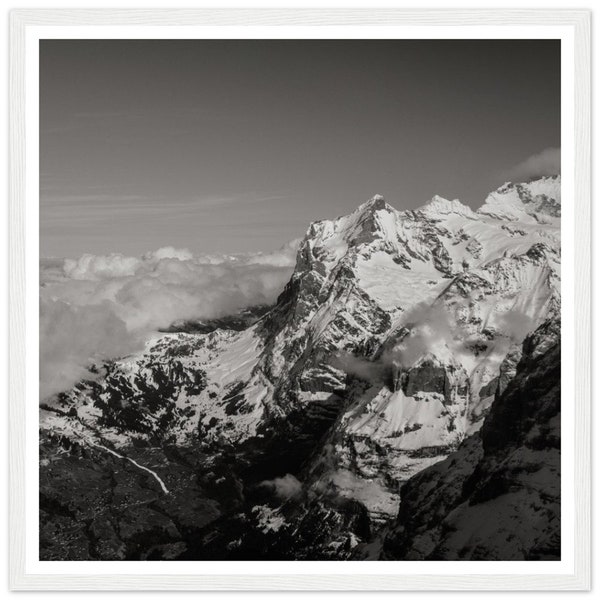 Breathtaking Switzerland Alps Fine Art Photography Print, Premium Matte Framed Landscape