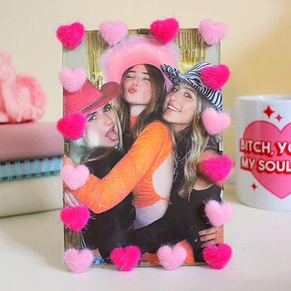 Heart Photo Frame Etsy