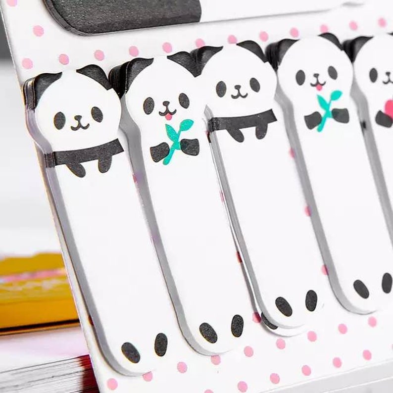 Panda Stationery Panda Sticky Notes Panda Memo Pad kawaii - Etsy UK