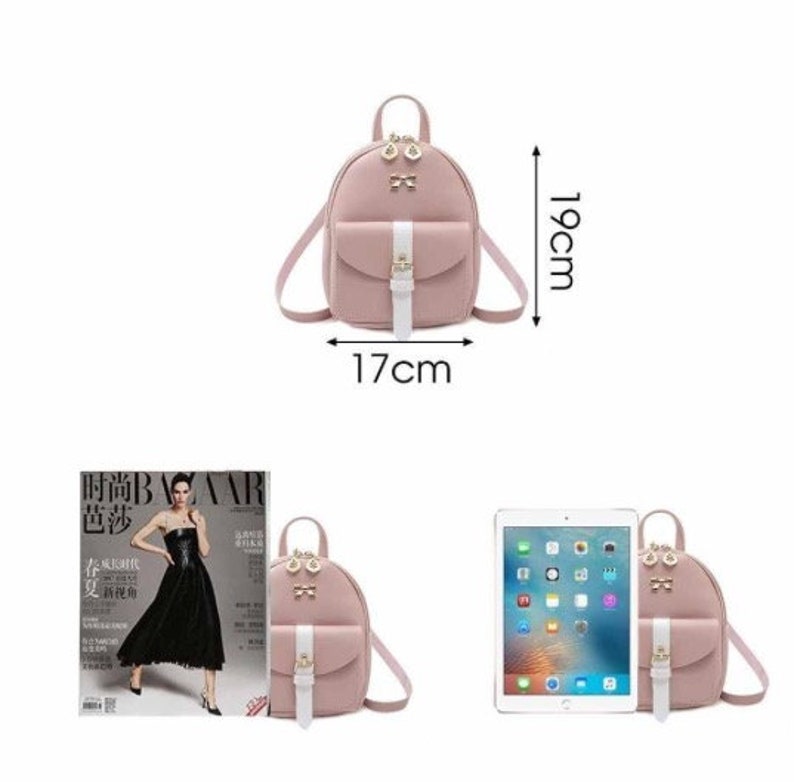 Cute small Kawaii backpack with bow christmas present