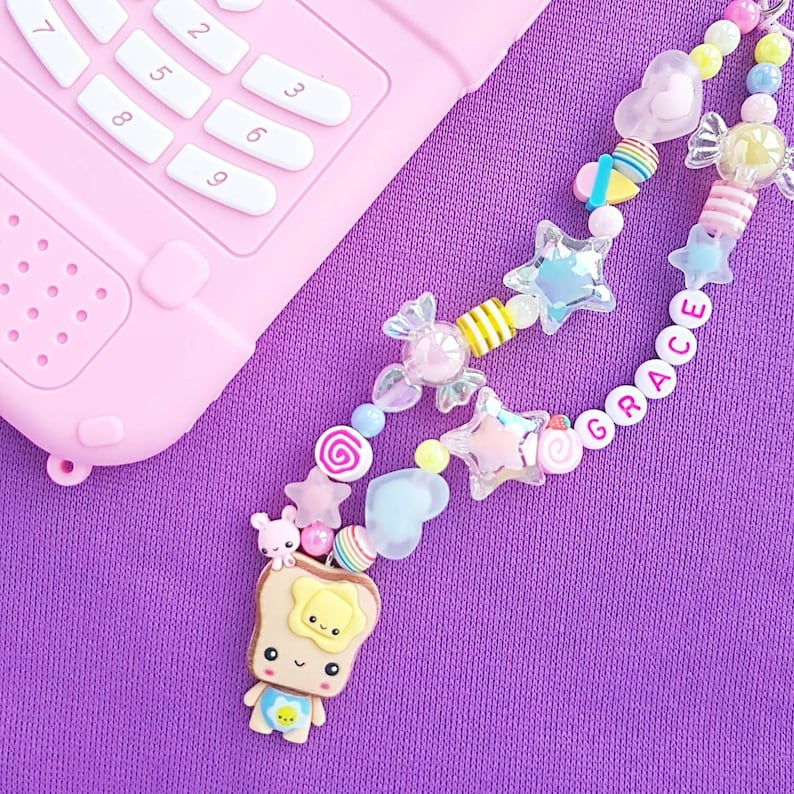 Custom Phone Charm Kawaii Charm Cute Cell Phone Charm Strap Etsy