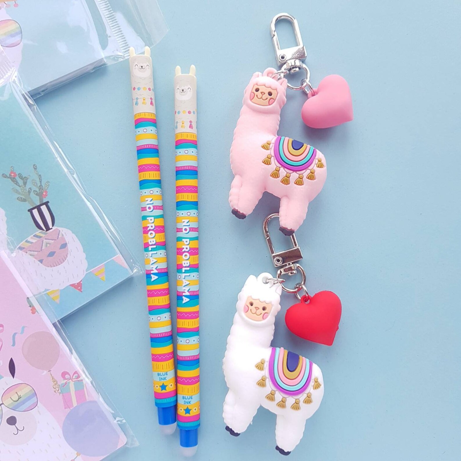Legami Erasable Gel Pens Valentine Llama Gift Llama Etsy UK