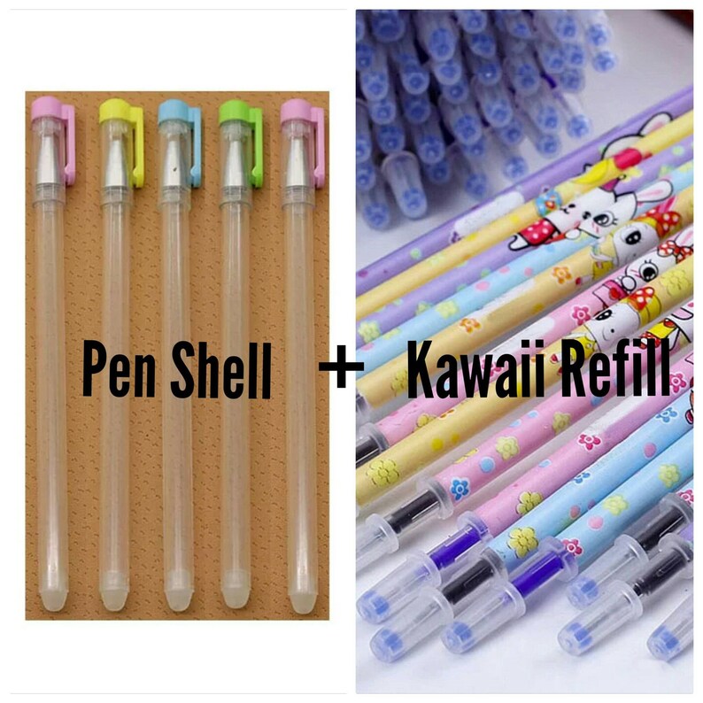 Erasable Pen Erasable Pen Refill Pen Refill Kawaii Pen Etsy Canada