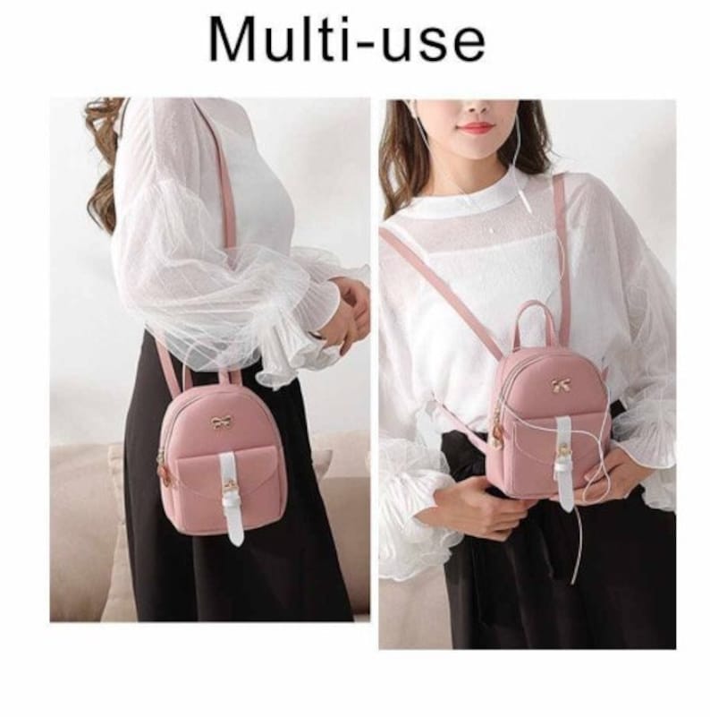 Cute small Kawaii backpack with bow christmas present