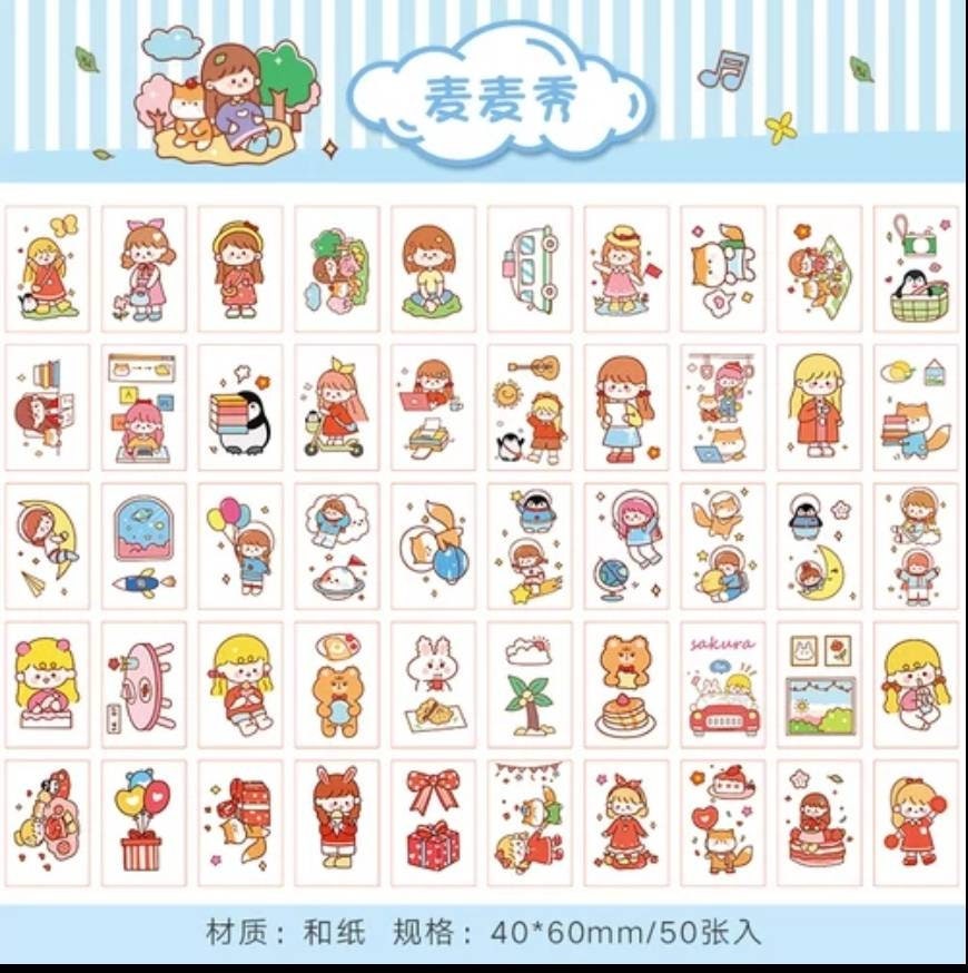 Kawaii Stickers Tiny Book of Stickers Planner Stickers - Etsy UK