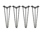 Hairpin Legs Set of 4, USA Made, Hairpin, Hairpin Table Legs, Desk Legs, Mid Century Modern, Modern Coffee Table, Furniture Leg, Metal Leg