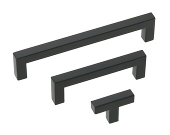 Dimart Matte Cabinet Handle Door Drawer Pull Knob Hardware Black