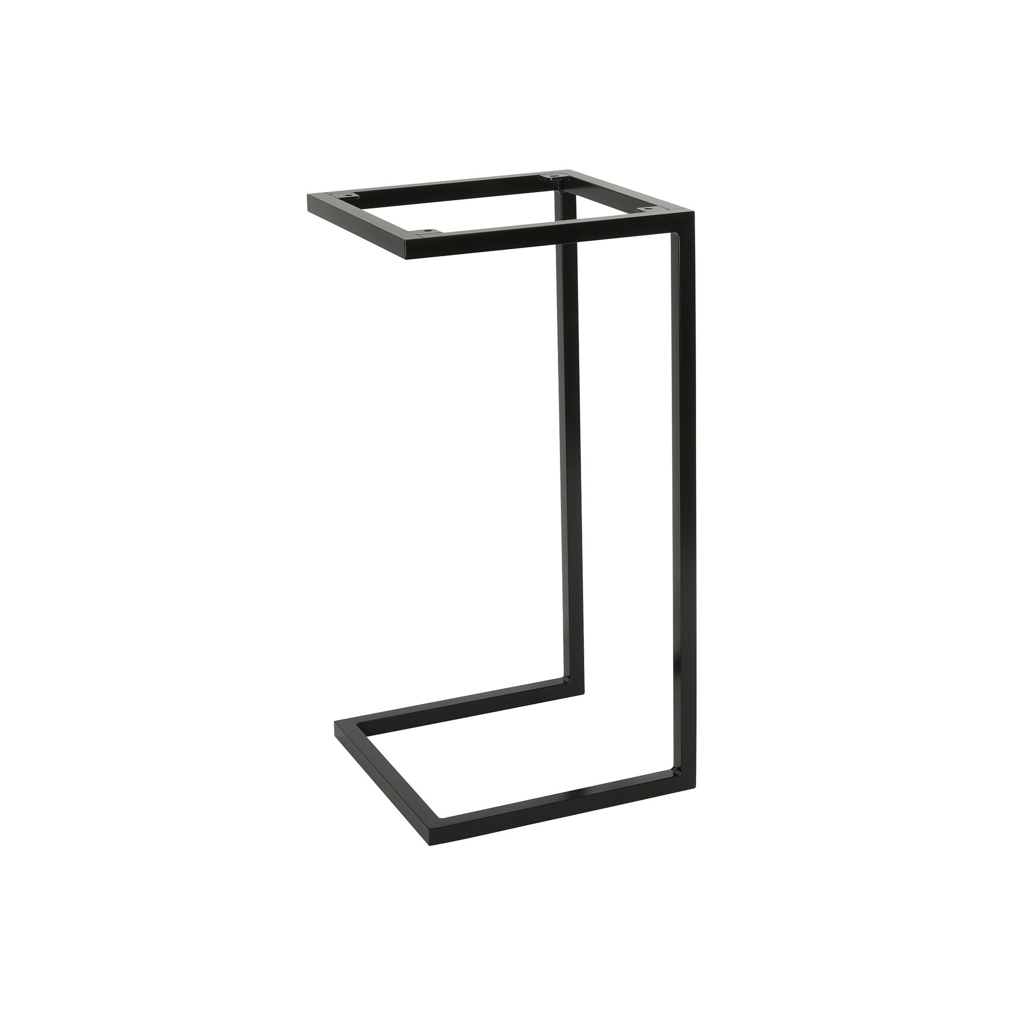 Black C Table Base Black Side Table Black End Table Black Etsy