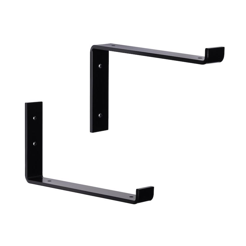 Heavy Duty Shelf Brackets Iron Shelf Brackets J Bracket Etsy