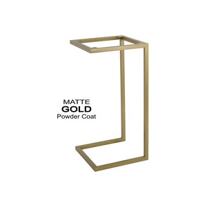 Gold Side Table Base, Gold C Table Base, Gold End Table, Gold Accent Table, Gold Sofa Table, Gold Pedestal Table, Modern End Table1484365539 image 2