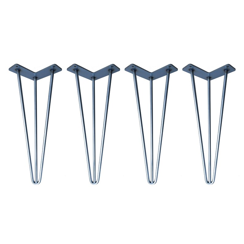Hairpin Legs Set of 4 STAINLESS STEEL Hairpin Hairpin Table Etsy