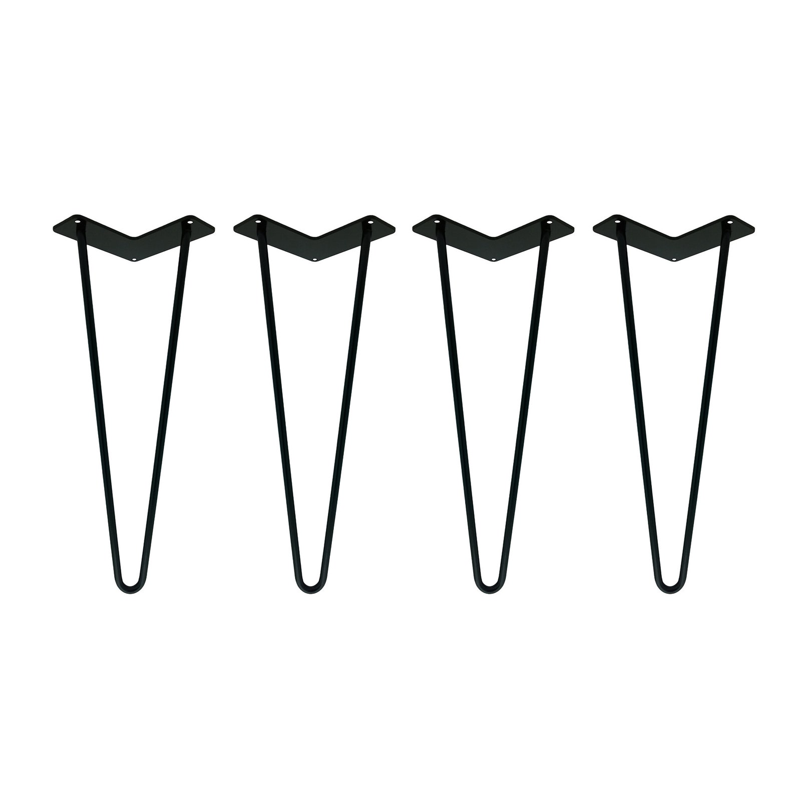 Clear Coated Hairpin Legs Table Legs Hairpin Table Legs Etsy