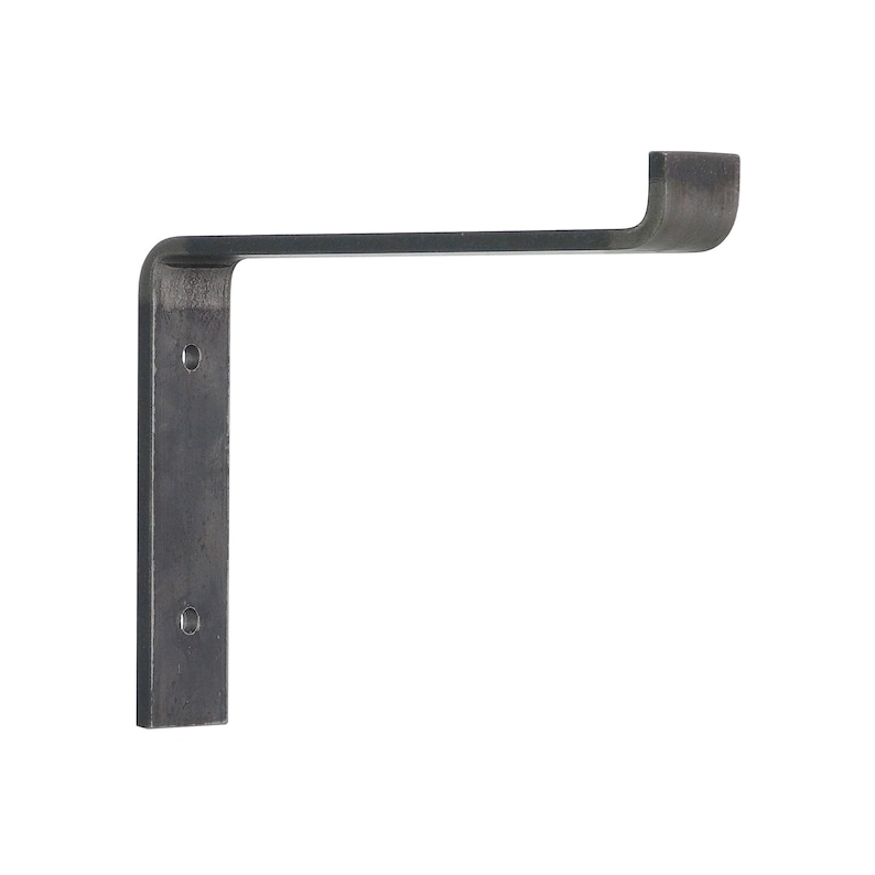 Heavy Duty Shelf Bracket, Iron Shelf Brackets, Metal Shelf Bracket, Industrial Shelf Bracket, Modern Shelving Bracket 541389097-0.25x1.5 image 2