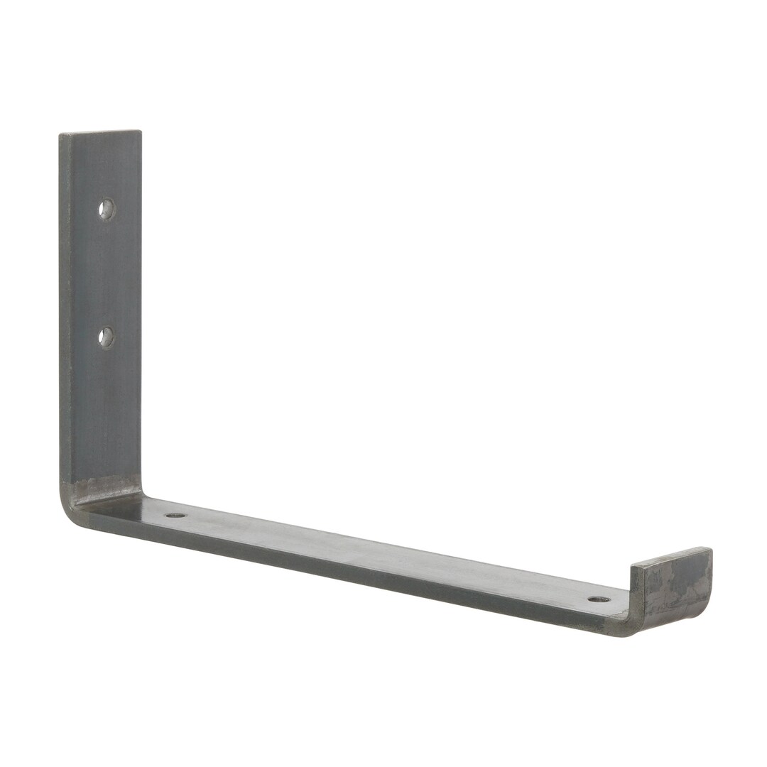 Heavy Duty Shelf Bracket, Raw Steel Floating Shelf Bracket, Metal Shelf
