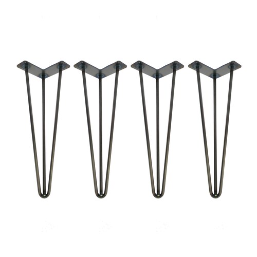 Home & Living Table legs Metal desk base Minimalist Hairpin legs set of
