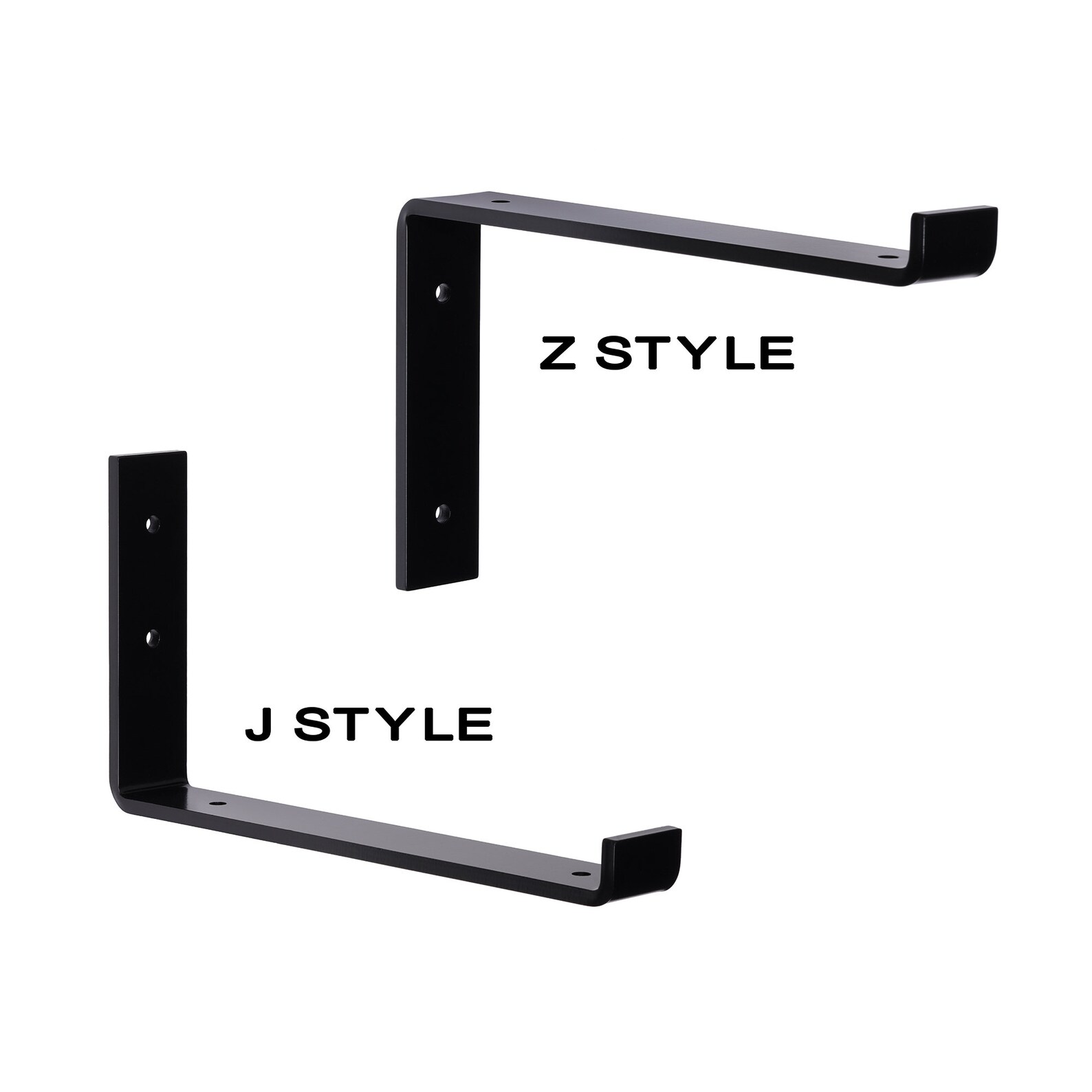 Heavy Duty Shelf Brackets Iron Shelf Brackets J Bracket Etsy Canada