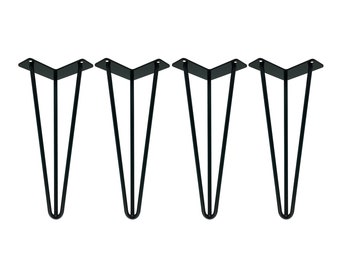 Black Hairpin Legs, Table Legs, Hairpin Table Legs, Hairpin Legs Set of 4, Metal Table Legs, Coffee Table Legs, Table Legs Metal, Metal Leg