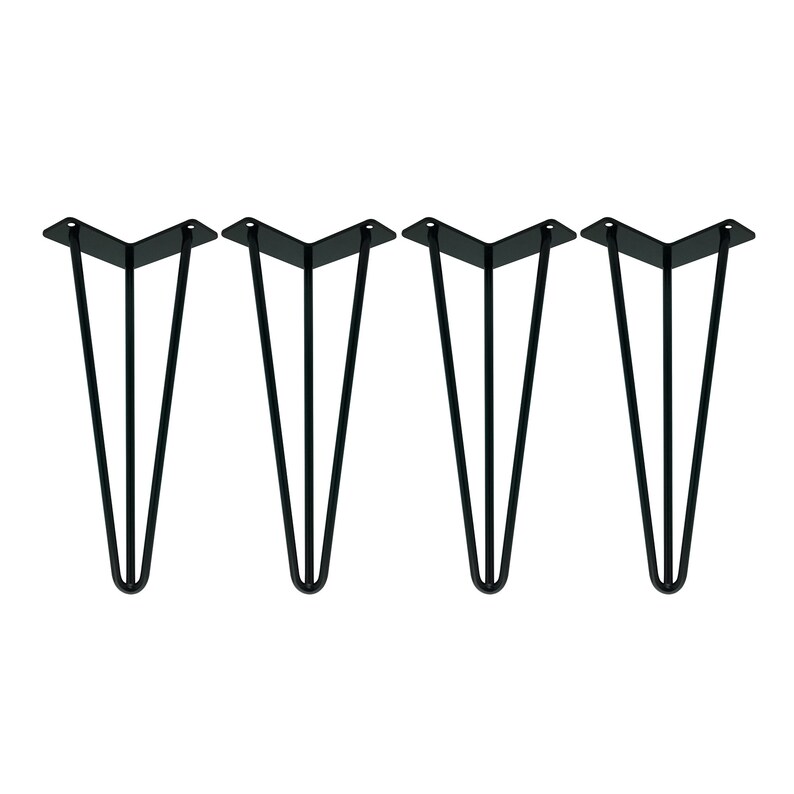 Black Hairpin Legs Table Legs Hairpin Table Legs Hairpin Etsy