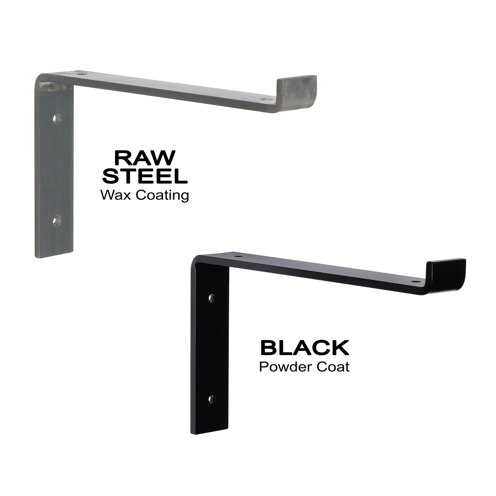 Heavy Duty Shelf Brackets Iron Shelf Brackets J Bracket Etsy