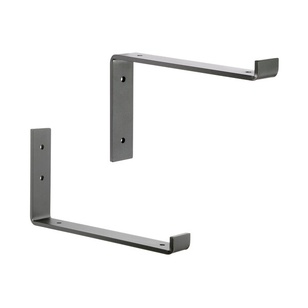 Heavy Duty Shelf Brackets, Iron Shelf Brackets, J Bracket, Metal Shelf Bracket, Floating Shelf Bracket, Modern Shelf, 1055726761-0.25x1.5