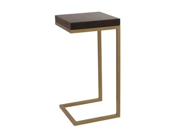 Brass C Table, C Table Leg, Modern Coffee Table, Modern Side Table, Minimalist End Table, Modern Accent Table, Modern Sofa Table, Pedestal