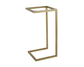 Gold Side Table Base, Gold C Table Base, Gold End Table, Gold Accent Table, Gold Sofa Table, Gold Pedestal Table, Modern End Table1484365539