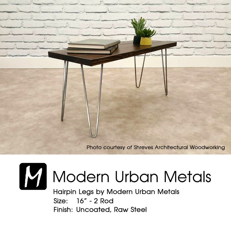 Hairpin Legs Set of 4 USA Made Heavy Duty Hairpin legs Etsy