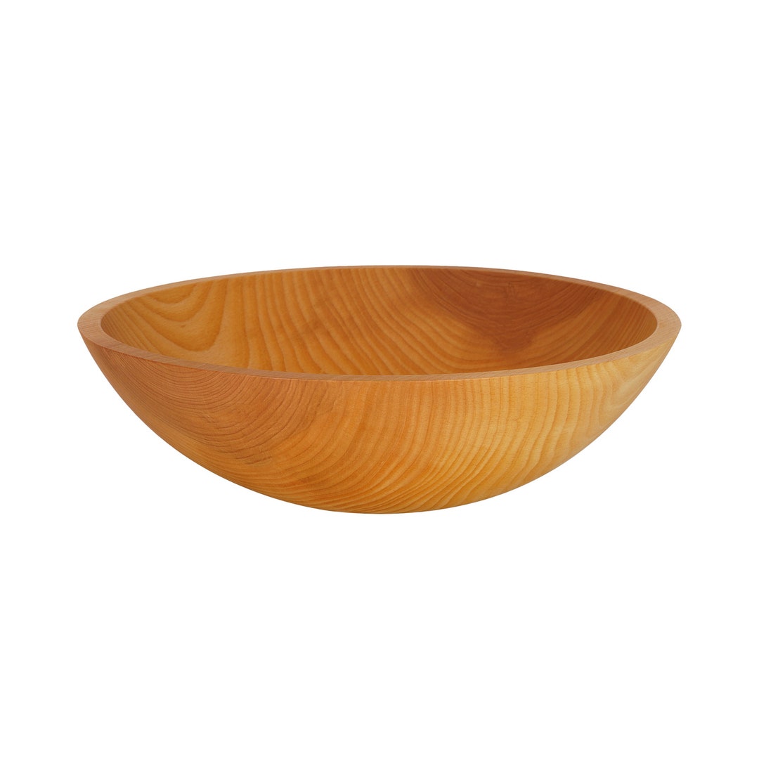 14 Beech Hardwood Bowl, Holiday Decor, Table Centerpiece, Wedding Gift