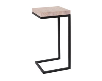 Black C Table, C Table Leg, Modern Coffee Table, Modern Side Table, Minimalist End Table, Modern Accent Table, Modern Sofa Table, Pedestal