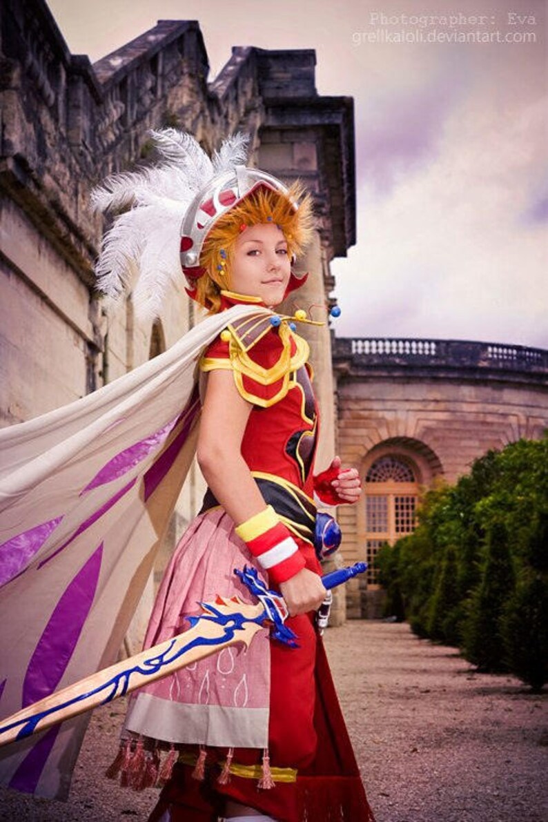 Onion Knight Final Fantasy Costume Cosplay Sword Helmet Armor Etsy