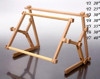 Cross stitch embroidery frame tapestry holder bed table stand rack made of wood