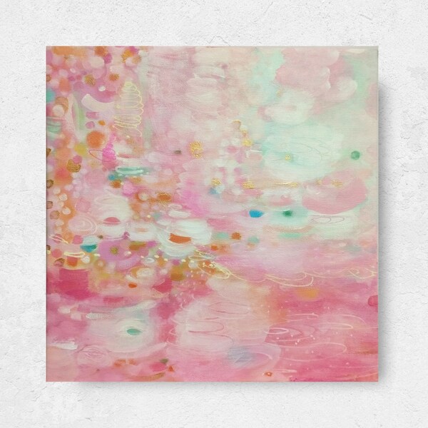 Pink Painting - Etsy